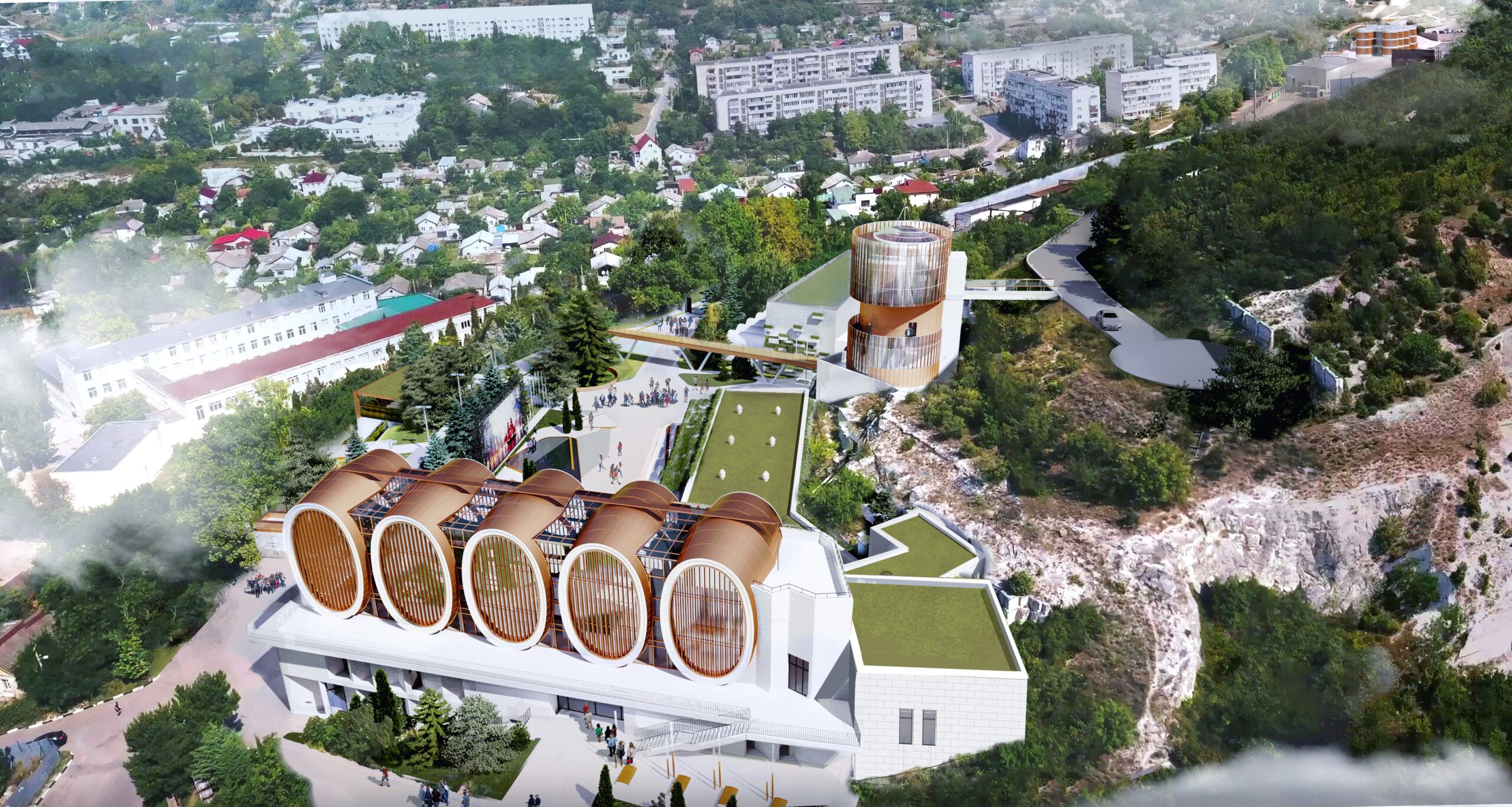 Реконструкция «Инкерманского завода марочных вин»